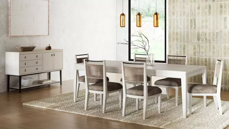 Elements Vanilla Rope Back Chair Set of 2