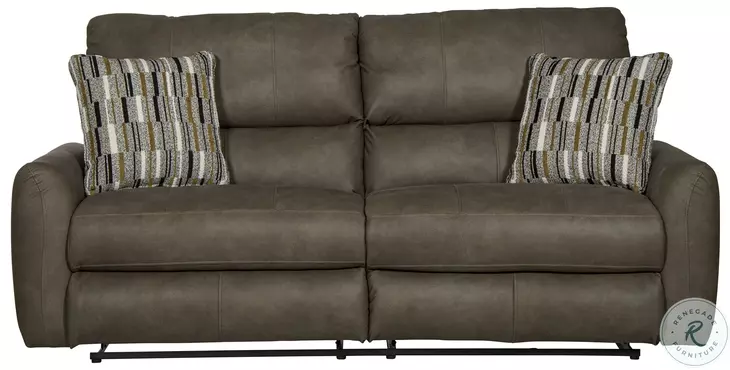 Dorian Pebble Reclining 86" Sofa