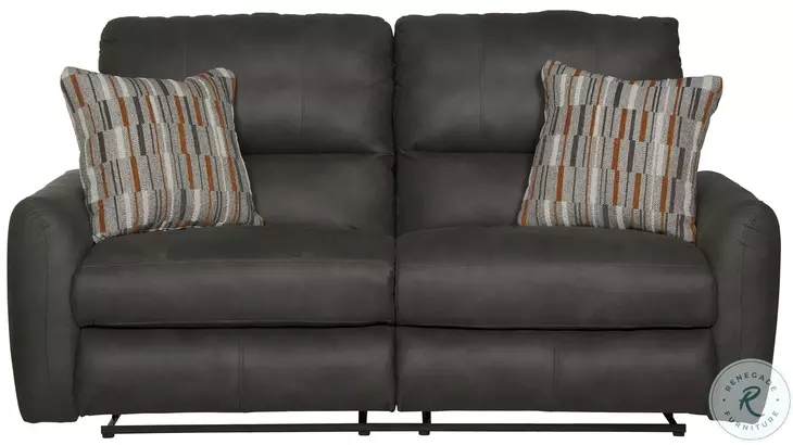 Dorian Charcoal Reclining 78" Loveseat