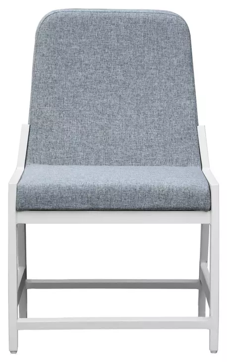 Nash Outdoor Dining Blue Upholstered Outdoor Side Chair Set of 2