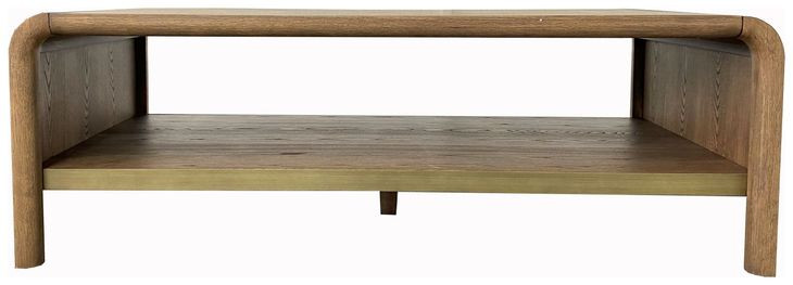 Aurora Latte Waterfall Cocktail Table