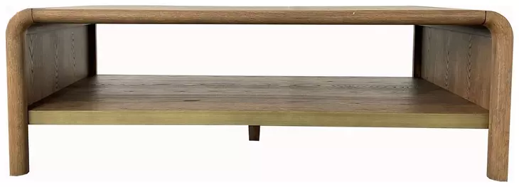 Aurora Latte Waterfall Cocktail Table
