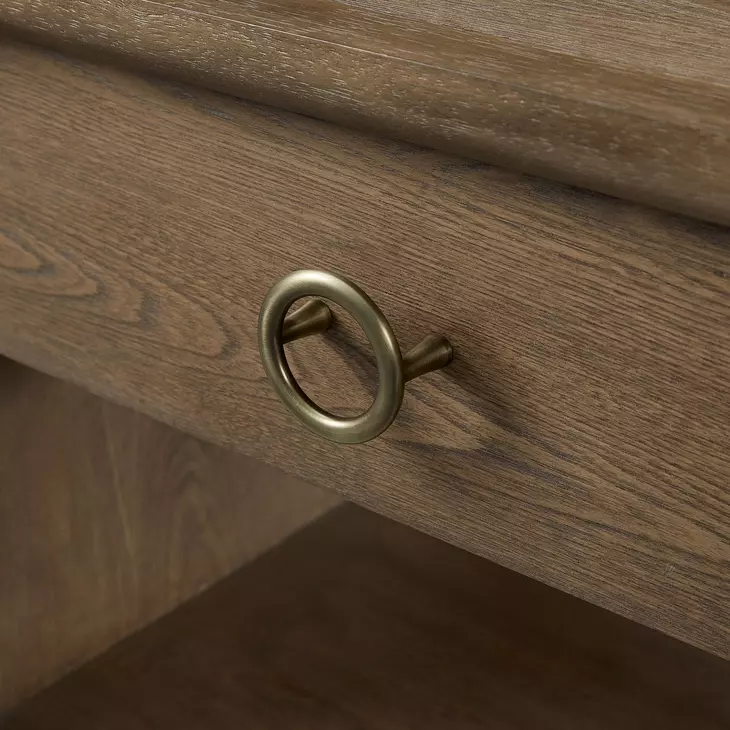 Aurora Latte Waterfall End Table