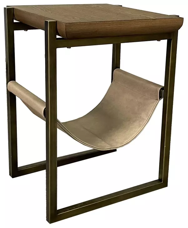 Aurora Latte Sling Chairside Table