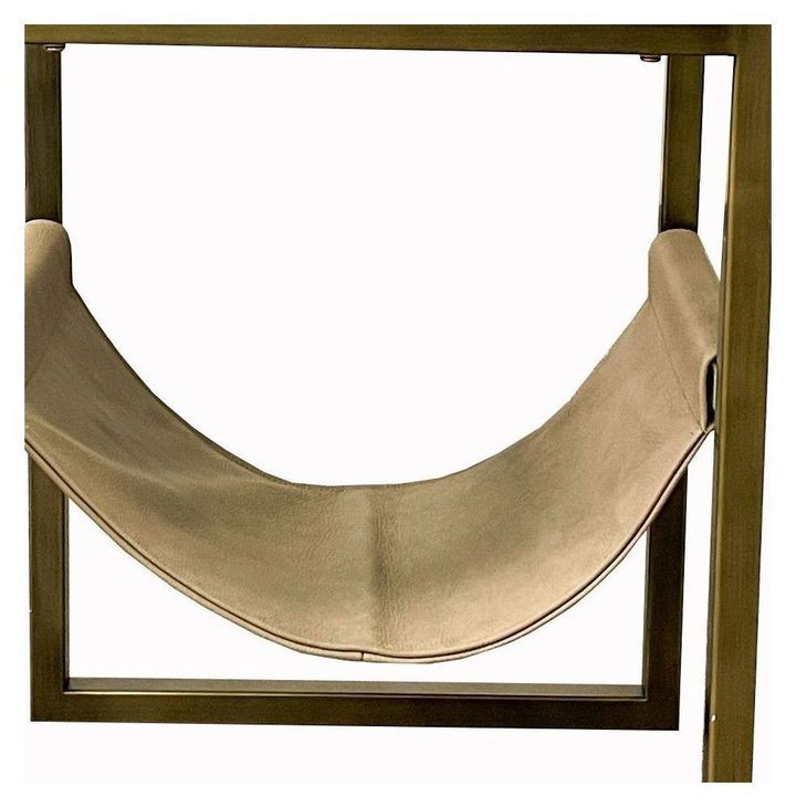 Aurora Latte Sling Chairside Table