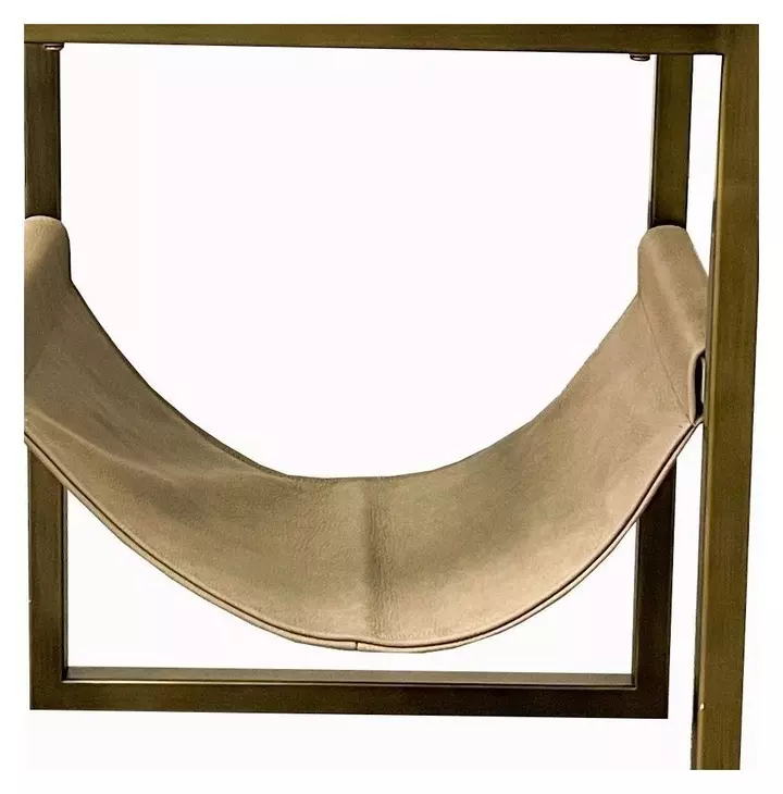 Aurora Latte Sling Chairside Table