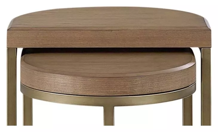 Aurora Latte Bridges Nesting Table