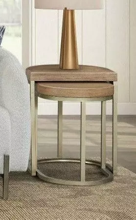 Aurora Latte Bridges Nesting Table