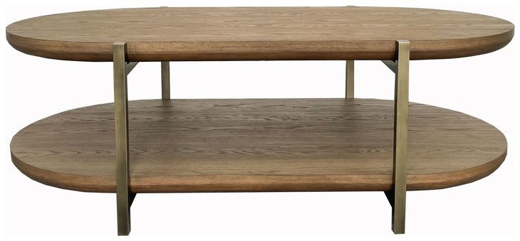 Aurora Latte Bridges Cocktail Table