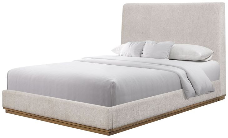 Aurora Latte Queen Platform Bed