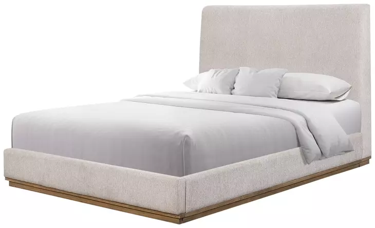 Aurora Latte Queen Platform Bed