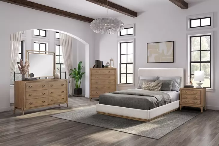 Aurora Latte Platform Bedroom Set