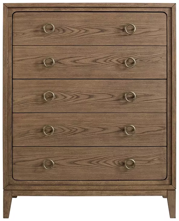 Aurora Latte Upholstered and Leather Panel Bedroom Set