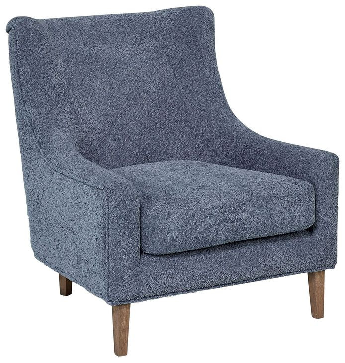 Aurora Sapphire Hiback Accent Chair