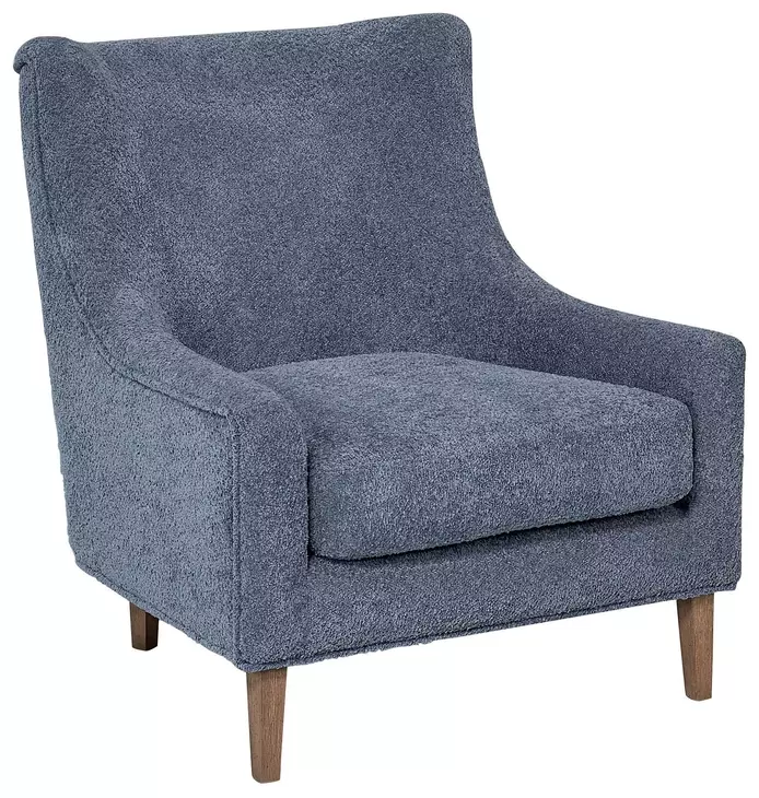 Aurora Sapphire Hiback Accent Chair