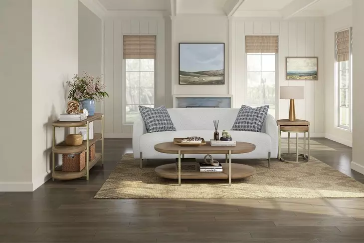 Aurora Ivory 85" Dreamy Rounded Sofa