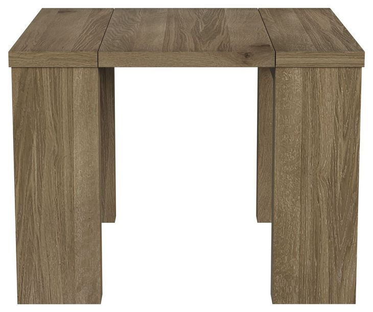 Flex Sandbar Oak 120" Extendable Rectangular Dining Table with 5 Leaves