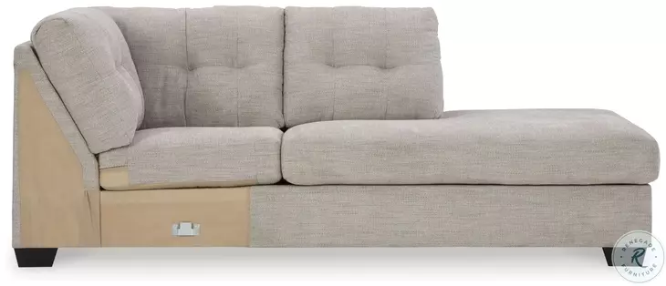 Mahoney Pebble 2 Piece RAF Chaise Sleeper Sectional