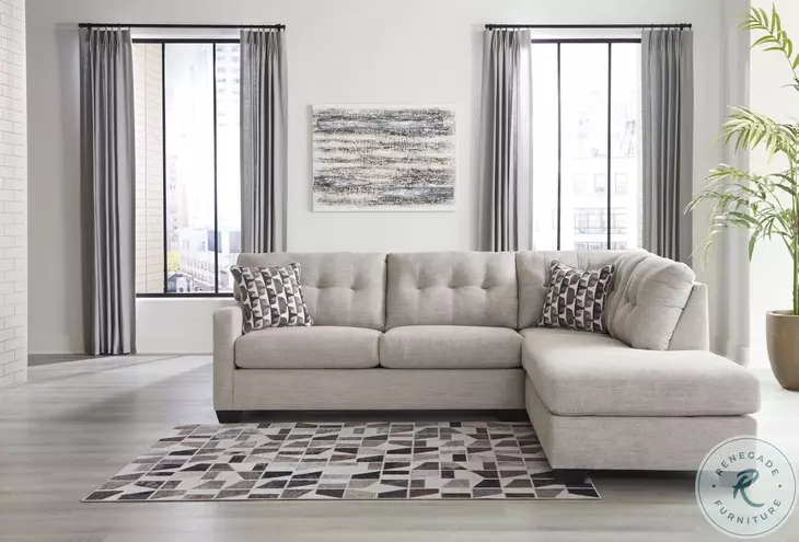 Mahoney Pebble 2 Piece RAF Chaise Sectional