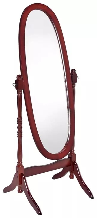 Foyet Merlot Oval Cheval Mirror