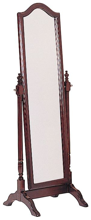 Cabot Merlot Rectangular Cheval Mirror