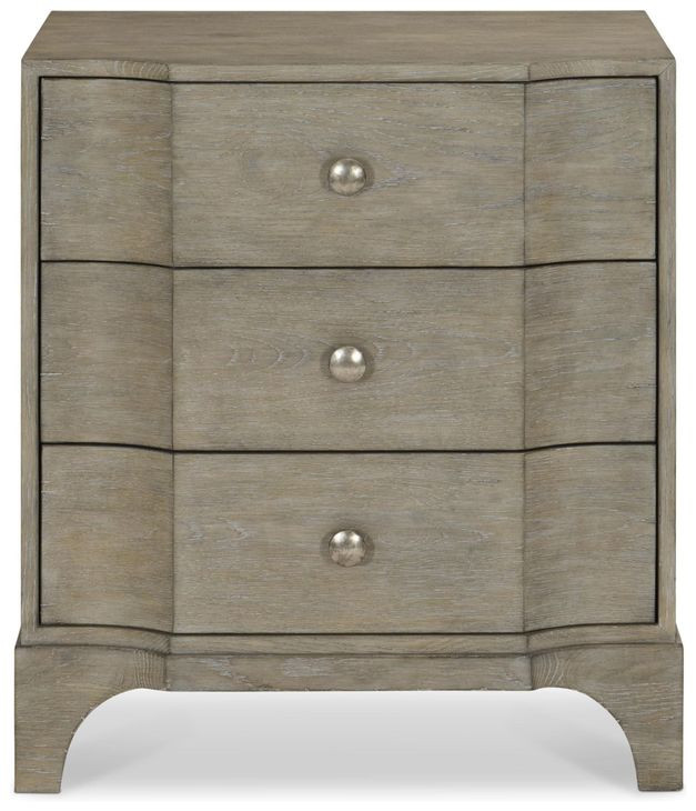 Albion Pewter 3 Drawer 26" Nightstand