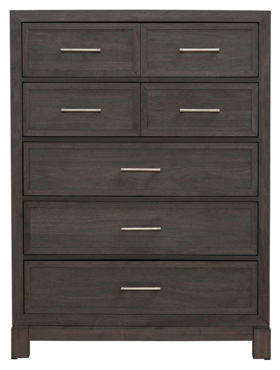 Modern Edge Caffe 5 Drawer Chest
