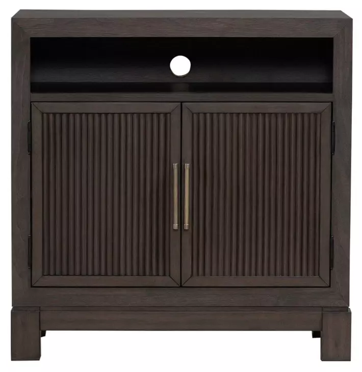 Urban Cut Caffe 2 Door Bedside Chest with USB Charging