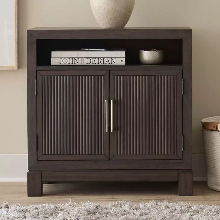 Urban Cut Caffe 2 Door Bedside Chest with USB Charging