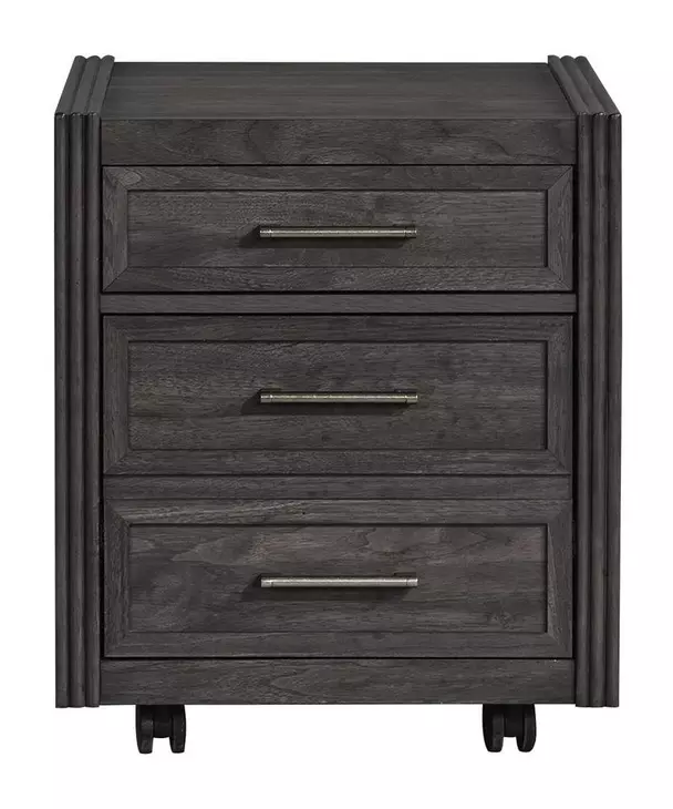 Contemporary Line Caffe 3 Drawer Castered Filing Cabinet