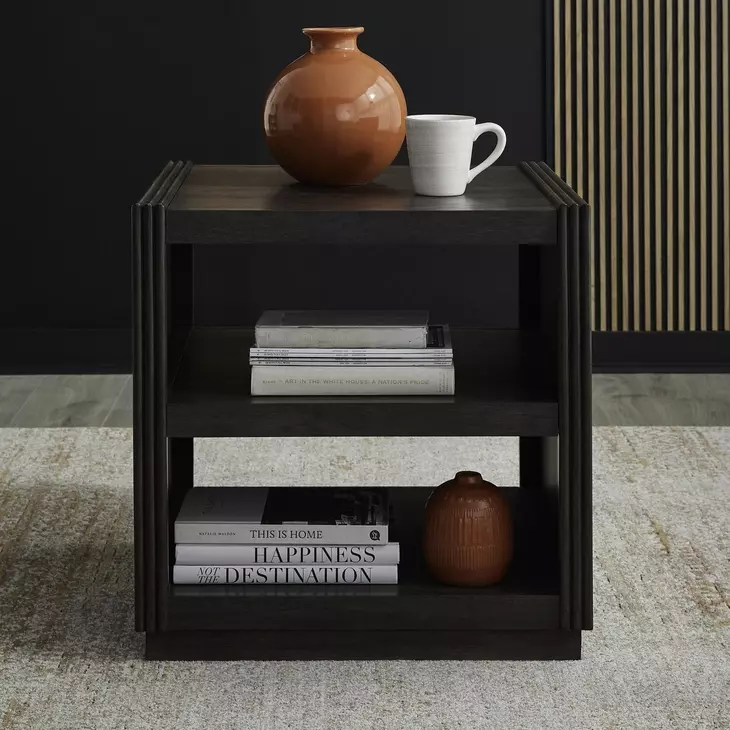 Contemporary Line Caffe Rectangular End Table