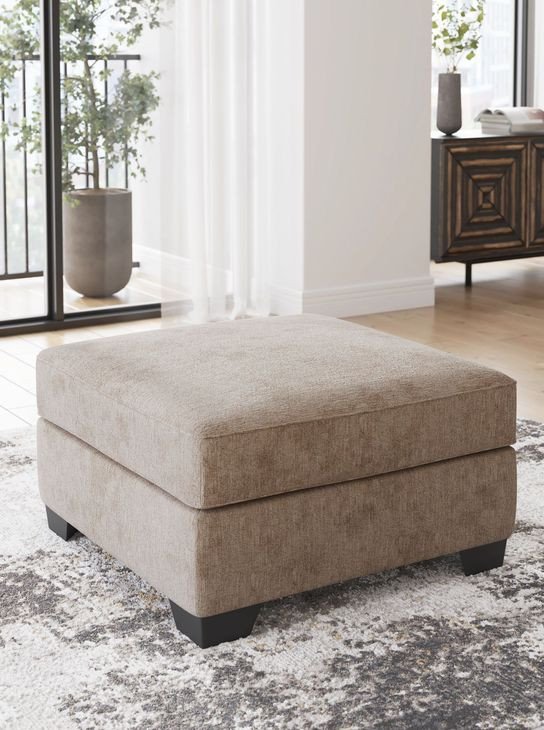 Olten Mocha Oversized Accent Ottoman