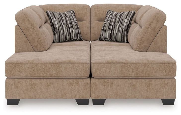 Olten Mocha 2 Piece Super Chaise