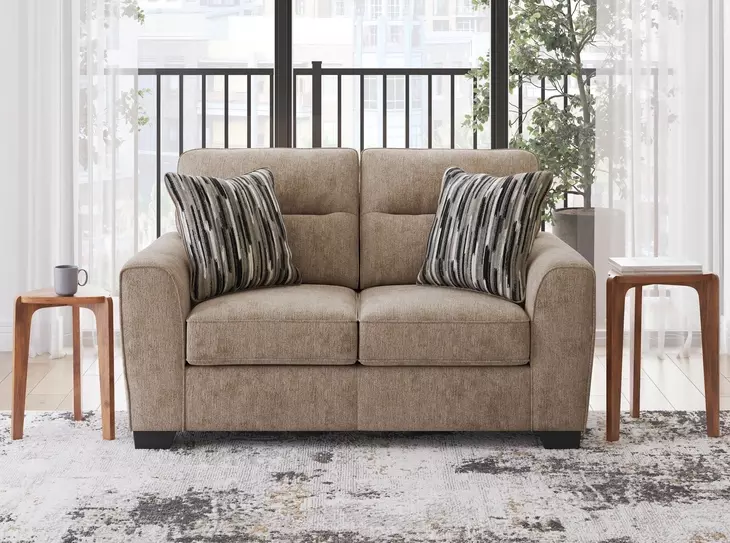 Olten Mocha 67" Loveseat