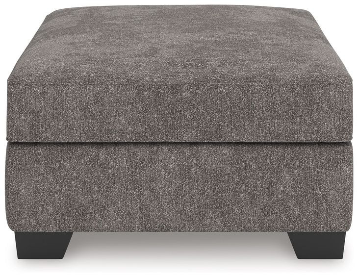 Olten Graphite Oversized Accent Ottoman