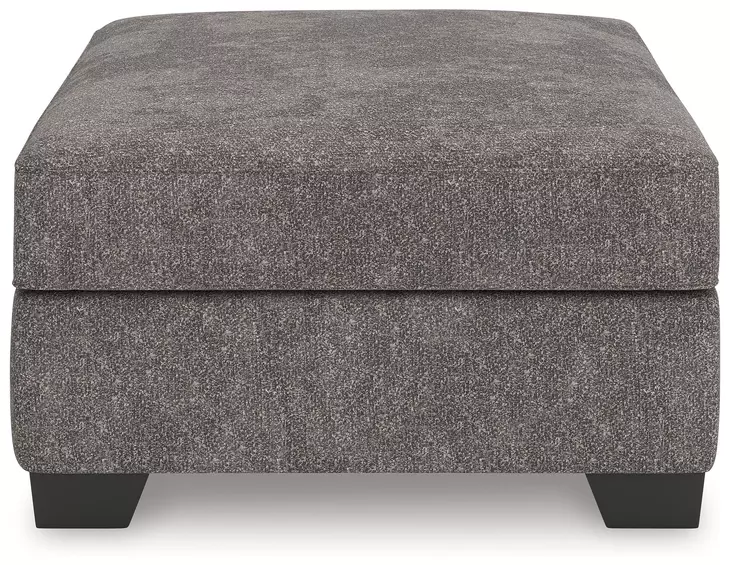 Olten Graphite Oversized Accent Ottoman