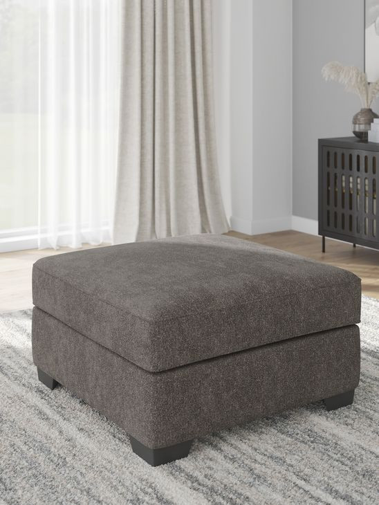 Olten Graphite Oversized Accent Ottoman