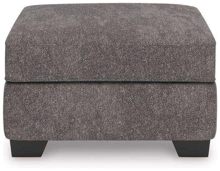 Olten Graphite Ottoman