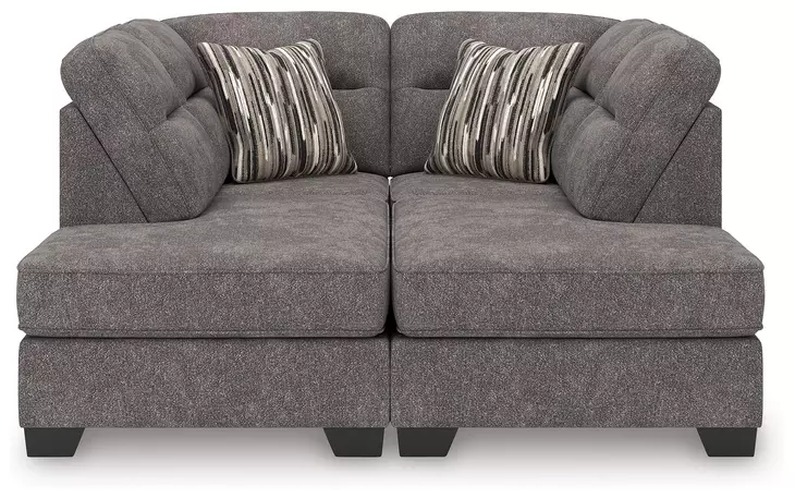 Olten Graphite 2 Piece Super Chaise