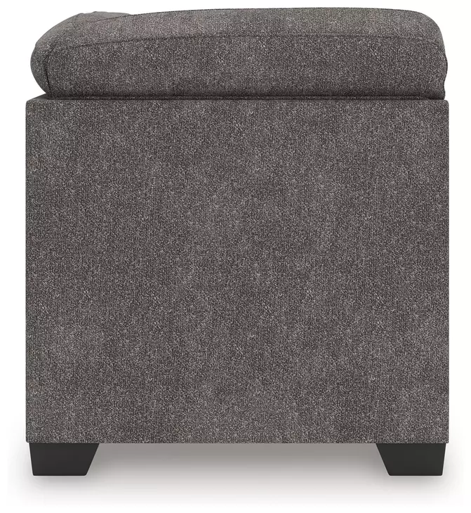 Olten Graphite 2 Piece Super Chaise