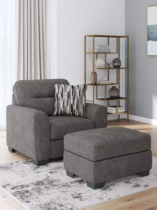 Olten Graphite Oversized Chair