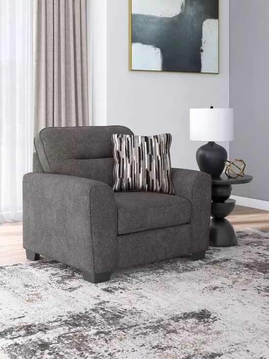 Olten Graphite Oversized Chair