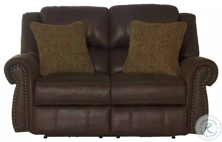 Pickett Walnut Rocking Reclining 66" Loveseat