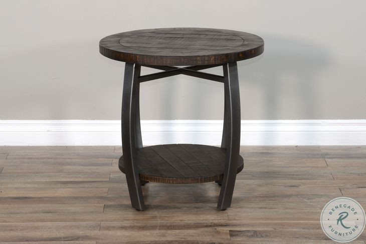 Havenstead Dark Brown Square End Table