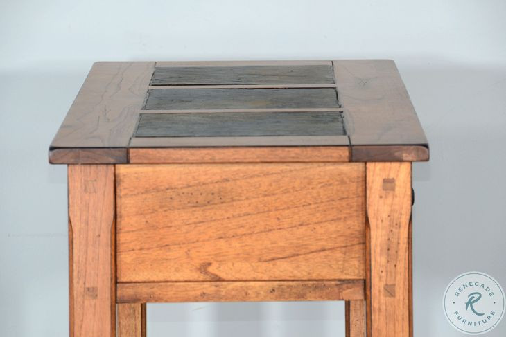 Crimson Ridge Beige Rectangular Sofa Table