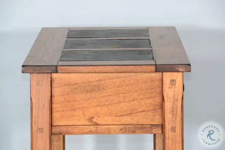 Crimson Ridge Beige Rectangular Sofa Table