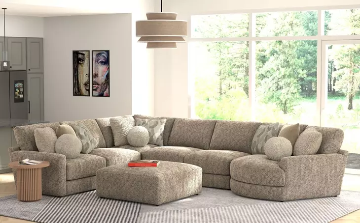 Turner Mushroom 6 Piece Sectional