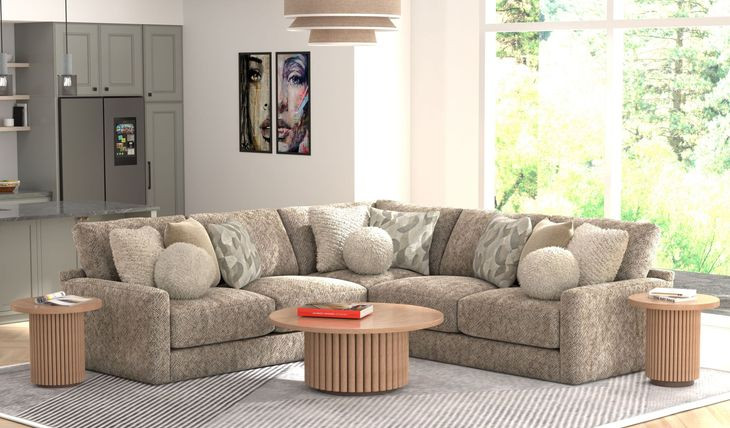 Turner Mushroom 3 Piece Sectional