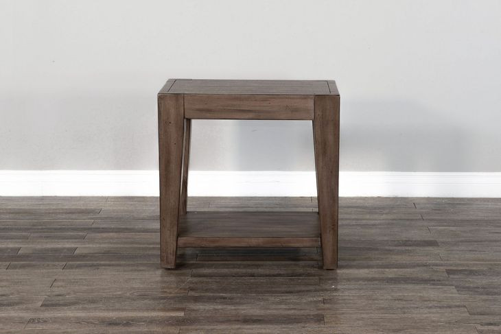 Velden Hollow Natural Rectangular Chair Side Table