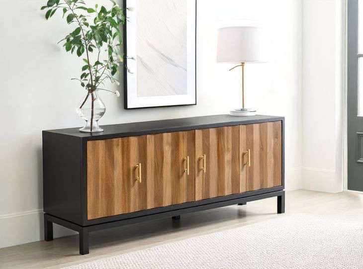 Monogram Walnut 81" TV Stand